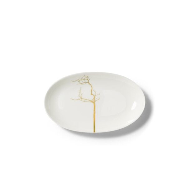 Golden Forest Oval Dish 24cm