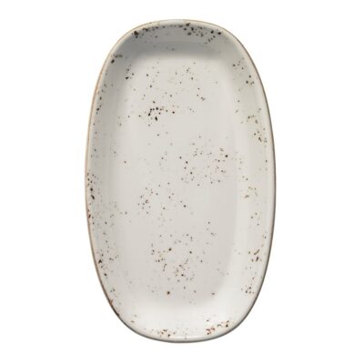 Gourmet 15cm Oval Plate- Grain