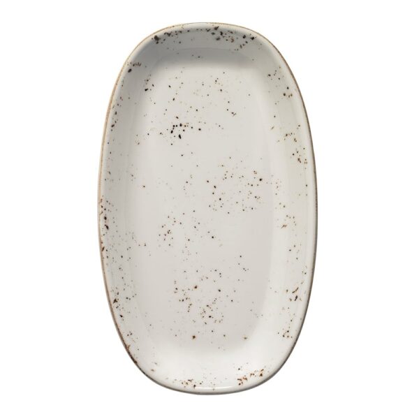 Gourmet 15cm Oval Plate- Grain