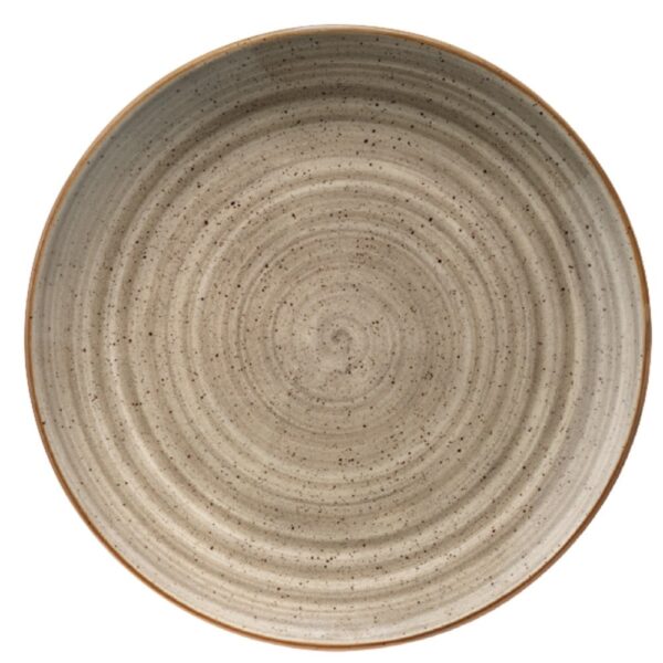 Gourmet 20cm Deep Plate - Terrain Brown