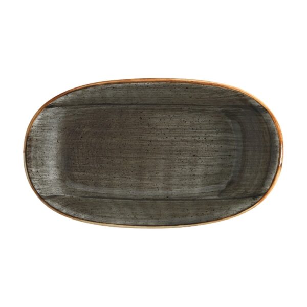 Gourmet 34cm Oval Plate - Space Grey