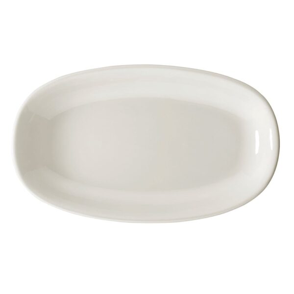 Gourmet Oval Plate 19cm - White
