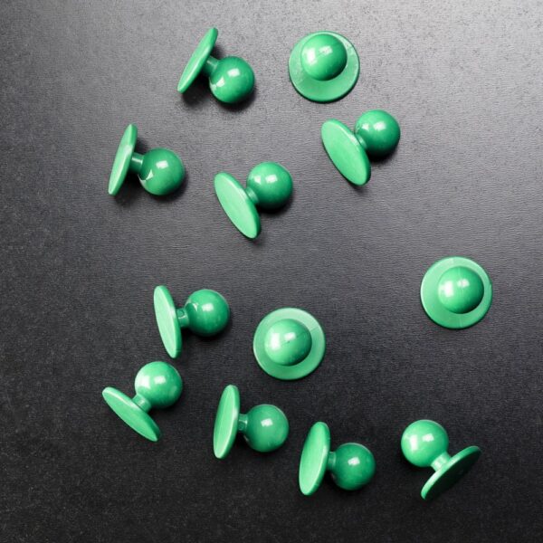Green Stud Buttons