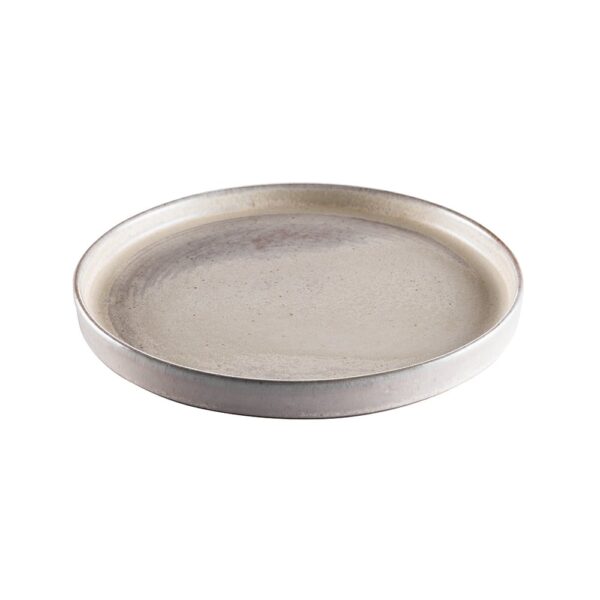 Gres De Puisaye Plate 22.5cm -Cream