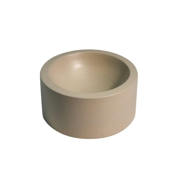 Hollow Closed Bowl 15x7cm(h)-Matt White