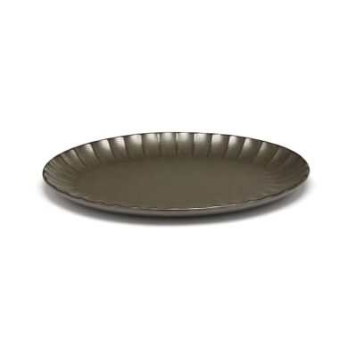 Inku Oval Plate 25cm - Green