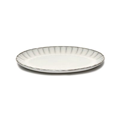 Inku Oval Plate 25cm - White