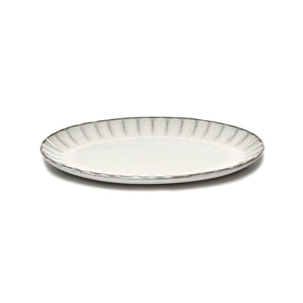 Inku Oval Plate 25cm - White