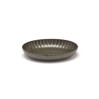 Inku Oval Serving Bowl 19x13cm - Green