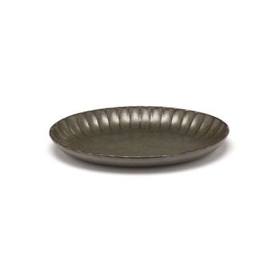 Inku Oval Serving Bowl 22x15.4cm - Green
