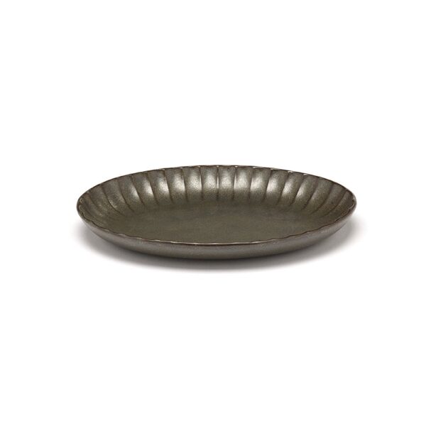Inku Oval Serving Bowl 22x15.4cm - Green