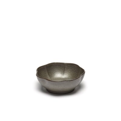 Inku Ribbed Bowl 13x5 (h) - Green