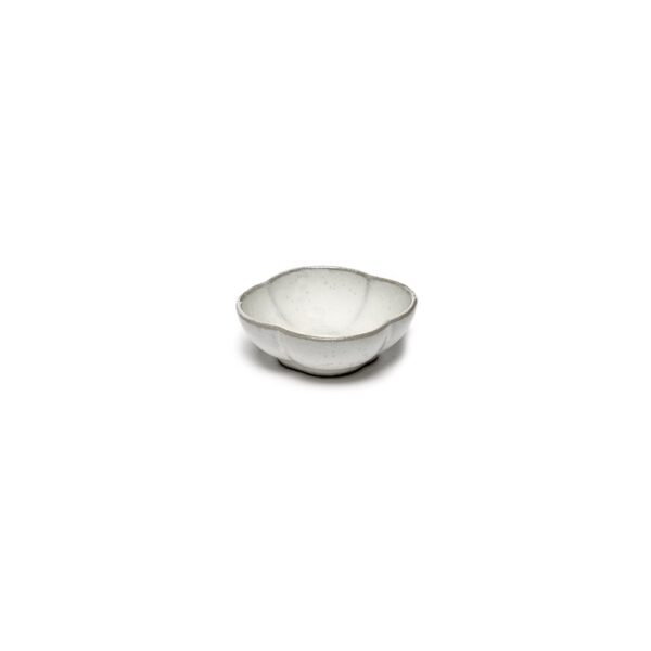 Inku Ribbed Bowl 9x3cm (h) - White