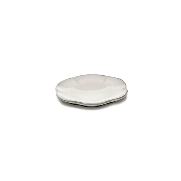 Inku Ribbed Plate 13.9cm - White