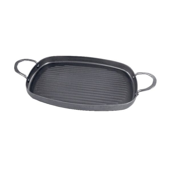 Iron Grill Pan 38x26cm S/S Handles