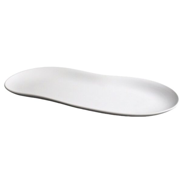 Jelly Platter 37.5x19x2cm - Matt White