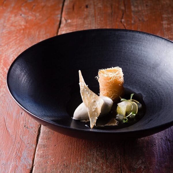 Koom Fruit Dish 15cm-Dark Grey