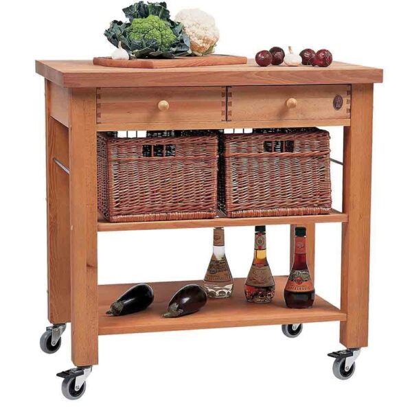 Lambourn 2 Drawer Trolley 90x60x90cm