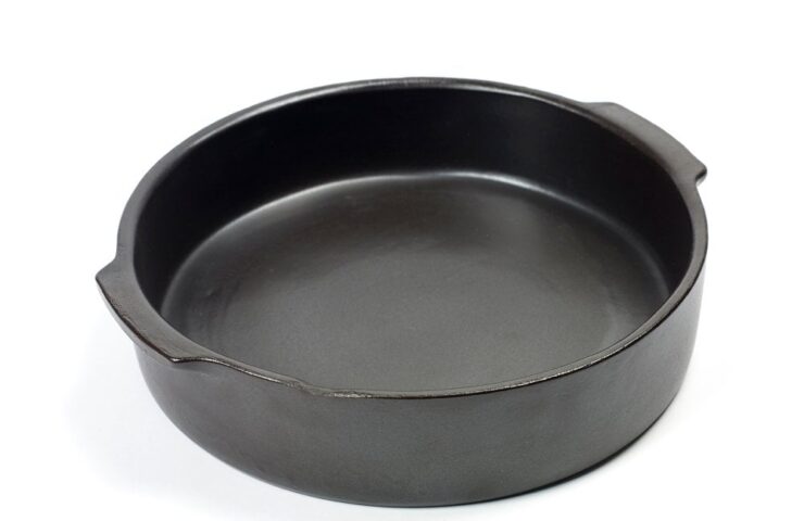 large round oven dish 25x6cm h p14019 9563 image - G&G Goodfellows