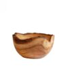 large rustic olive wood bowl 280x180mm p14550 10315 image - G&G Goodfellows