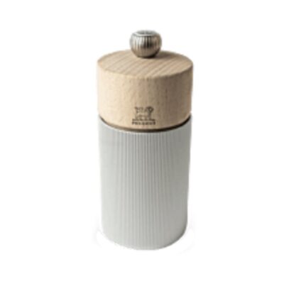 Line Salt Mill Aluminium/Natural 12cm