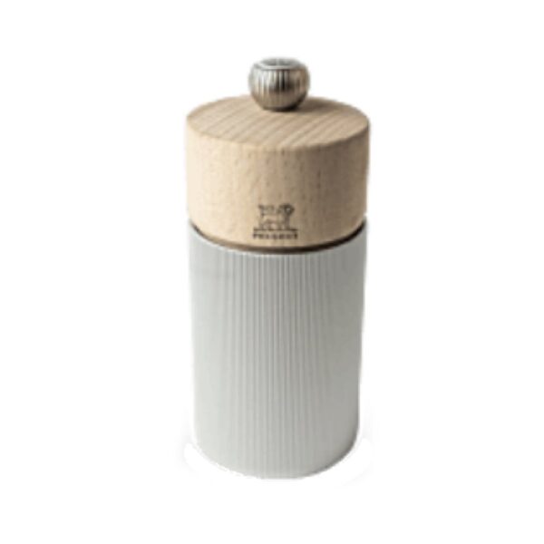 Line Salt Mill Aluminium/Natural 12cm
