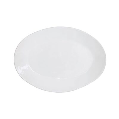 Lisa White Oval Platter 30cm