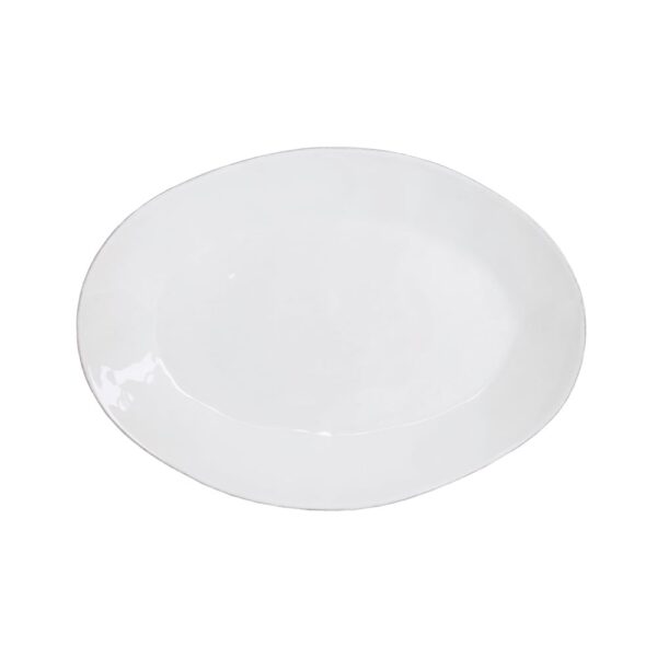Lisa White Oval Platter 30cm