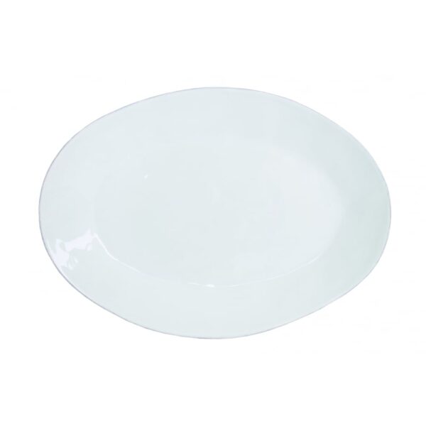 Lisa White Oval Platter 40cm