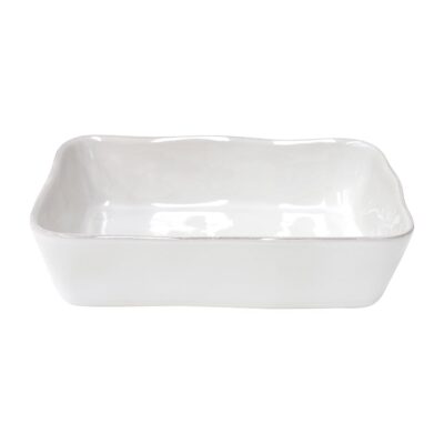 Lisa White Rectangular Baker 25cm