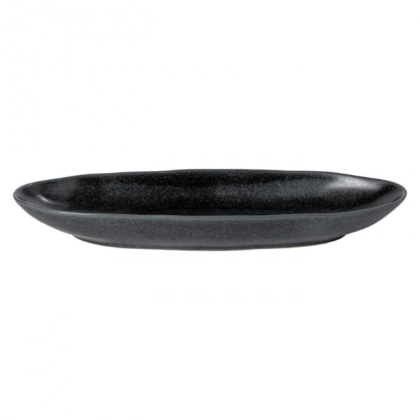 Livia Oval Platter33cm-Matt Black