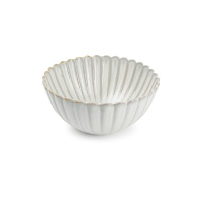 Lotus Bowl 16x7.5cm(h) - Nuance White