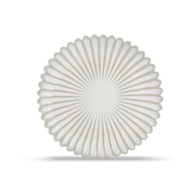 Lotus Plate 20cm - Nuance White