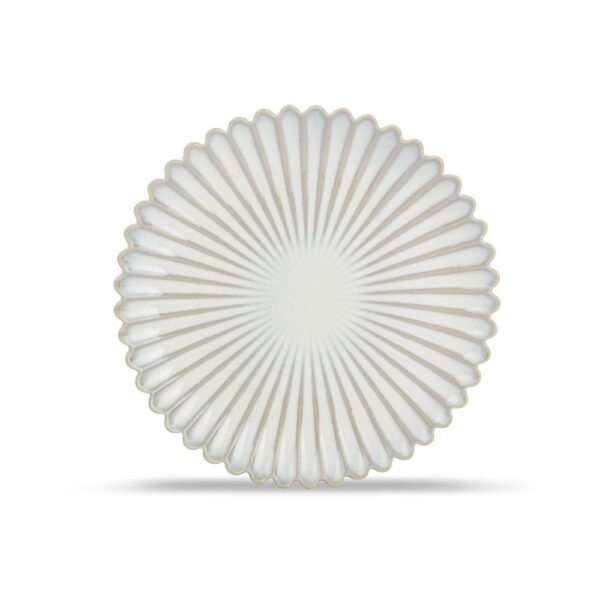 Lotus Plate 20cm - Nuance White