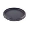 low plate 26cm matt black p1666 1040 image - G&G Goodfellows