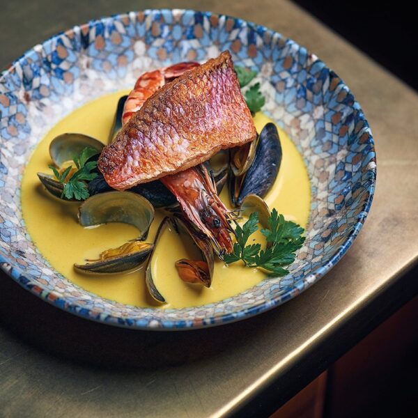 Luca Bloom Deep Plate 25cm - Mosaic