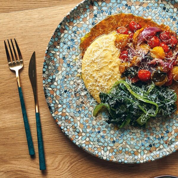 Luca Gourmet Flat Plate 32cm - Mosaic