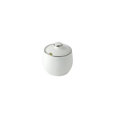 Marmalade Pot with Platinum Line