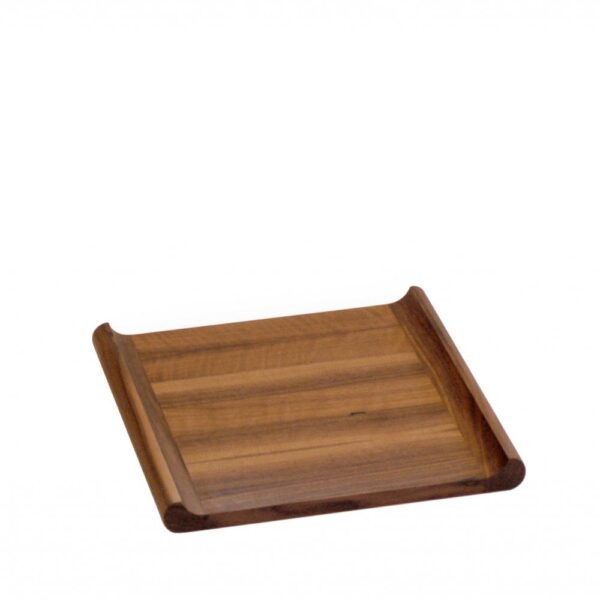 Medium Walnut Canape Plinth 30x30cm