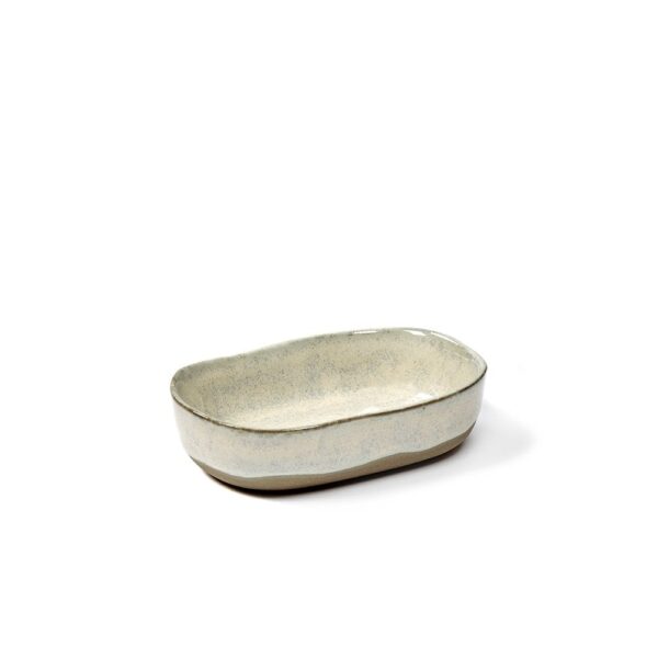 Merci Deep Plate 9.8x6.5cm - Off White