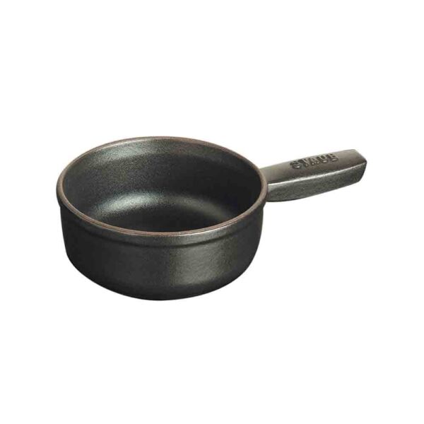 Mini Cheese Fondue Pot 11.5cm-Matt Black