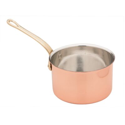 Mini Copper Deep Sauce Pan 14x8.5cm
