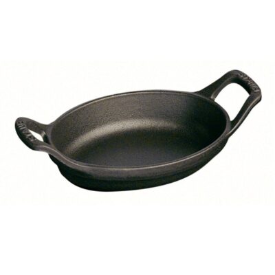 Mini Oval Dish 15cm Black