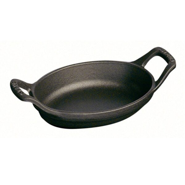 Mini Oval Dish 15cm Black