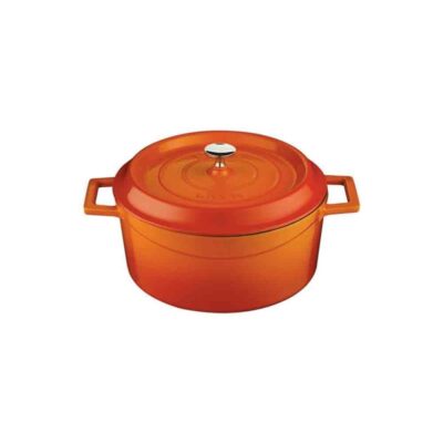 Mini Round Casserole 10cm- Orange