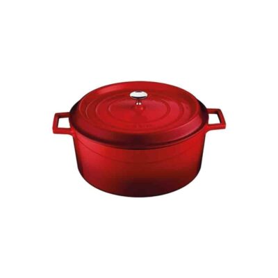Mini Round Casserole 10cm- Red