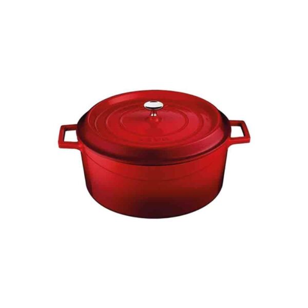 Mini Round Casserole 10cm- Red