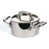mminis cocotte with lid 9cm s s p1203 517 image - G&G Goodfellows