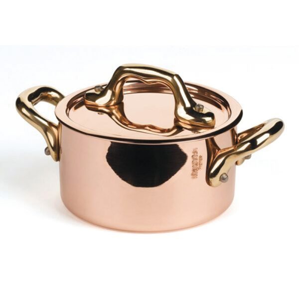 M'minis Copper Cocotte with Lid 9cm