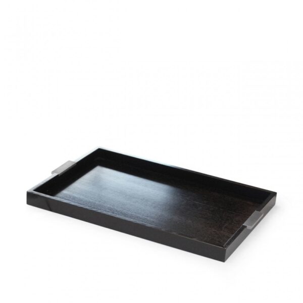 Modern Tray S/S Handles 62x40cm - Black